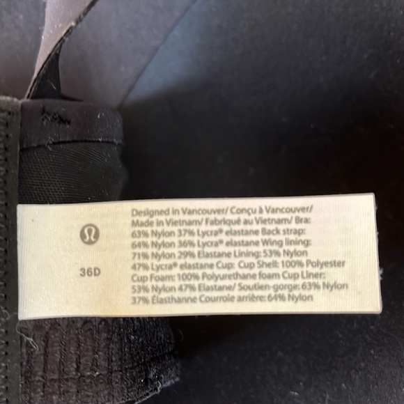 Lululemon Air Support sports bra 36D - Picture 5 of 5